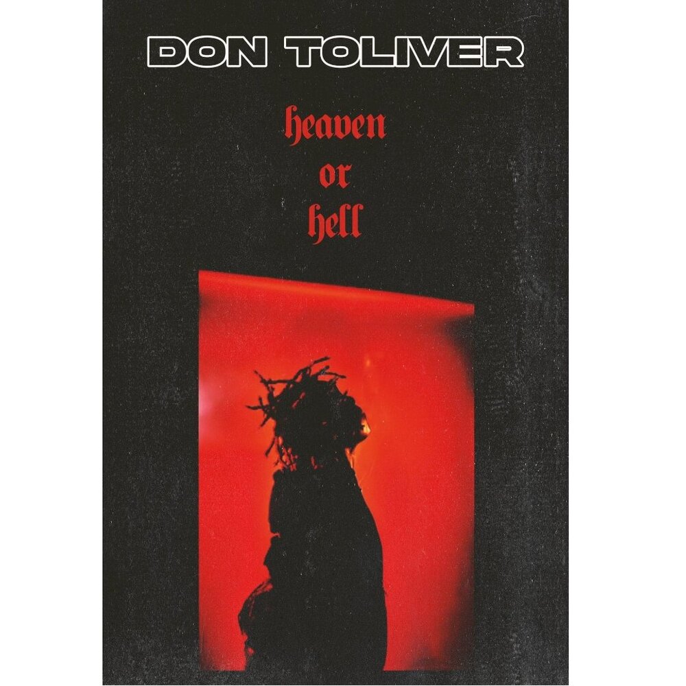 Don Toliver Heaven Or Hell Red Entry Poster 166